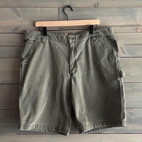 Carhartt Other - CARHARTT | Mens Relaxed Fit Canvas Shorts Olive Size 40